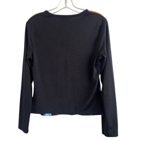 Self Esteem Sz L Los Angeles Graphic Knit Top Y2K Stretch Unique Vintage Unique - Picture 2 of 9